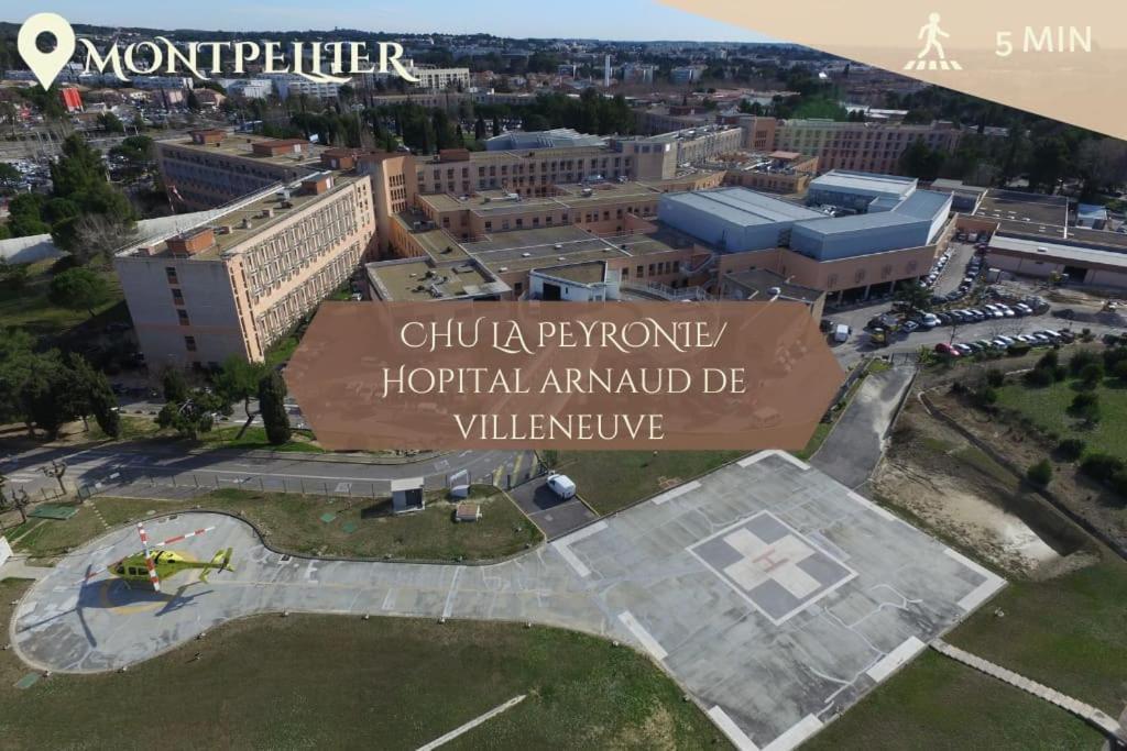 028- Chu Hopital, Appart 2Chambres, Parking, Tram มงต์เปอลิเยร์ ภายนอก รูปภาพ